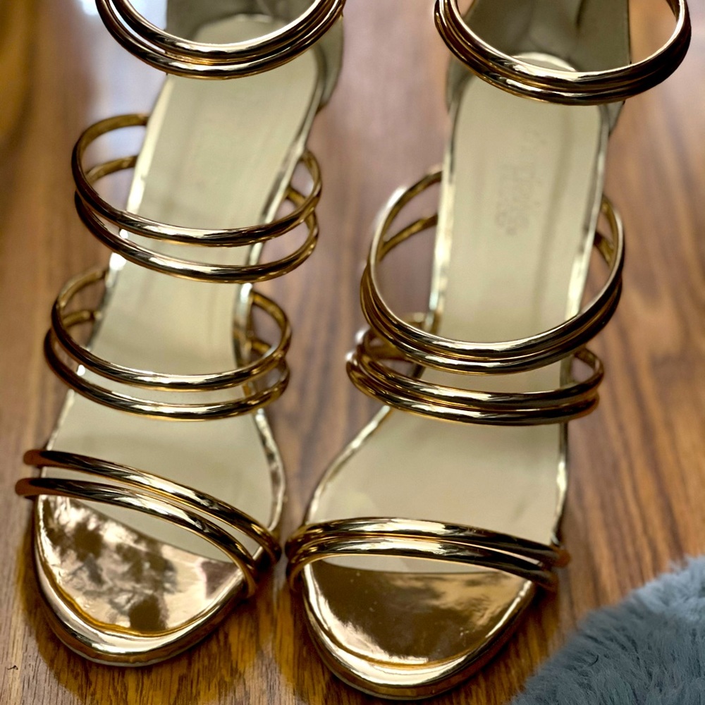 Charlotte Russe Rose Gold Heels